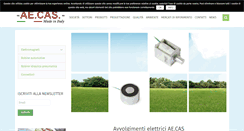 Desktop Screenshot of aecas.it